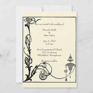 1920sオーブリーベアズリーデザイン 招待状