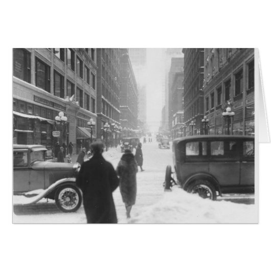 1920sカンザスシティすべての行事グリーティ空白のングカード (正面横)