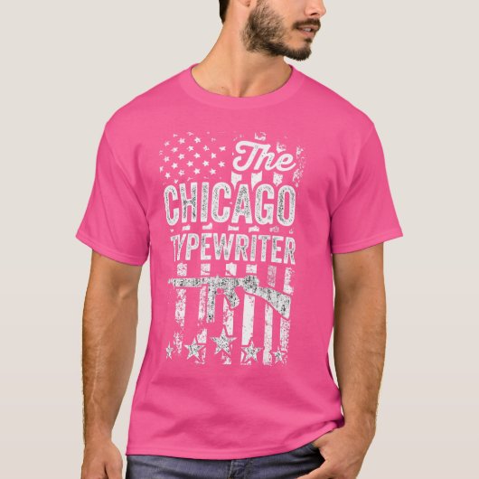 1920SギャングThompsonサブマシンガンシカゴTyp Tシャツ (正面)