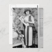 1920sゴルフファッション ポストカード (正面/裏面)