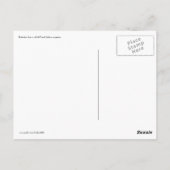 1920sドレスフランスのイラストレーション ポストカード (裏面)