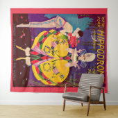 1920sニューヨーク海馬プログラムカバープリント タペストリー (インサイチュ(横))