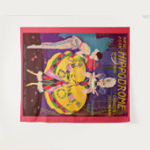 1920sニューヨーク海馬プログラムカバープリント タペストリー (正面(横))