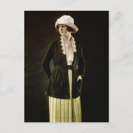 1920sファッション ポストカード (正面)