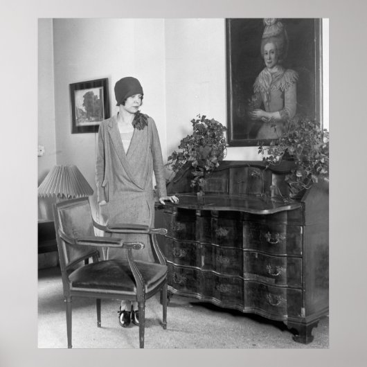 1920sファッションCloche Hat ポスター (正面)