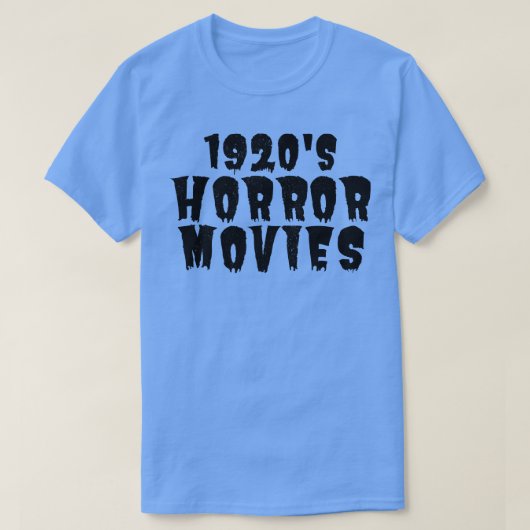 1920sホラー中毒1 tシャツ (デザイン正面)