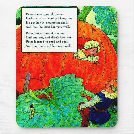 1920sマザーグース – Peter Pumpkin Eater マウスパッド (正面)