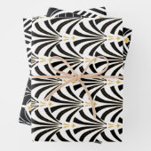 1920sヴィンテージグラマーアールデコパターン ラッピングペーパーシート (インサイチュ)