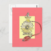 1920s香水ボトル ポストカード (正面/裏面)