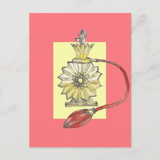 1920s香水ボトル ポストカード (正面)