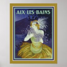 1920's Aix-Les-Bains Deco Resort Ad