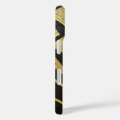 1920's Art Deco Egyptian Black Gold Monogram Case-Mate iPhoneケース (裏面 / 右)