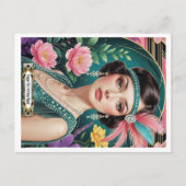 1920s Cocktail Elegance Flapper Girl ポストカード (正面)