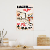 1920s Election Poster British Labour Party It's ポスター (キッチン)