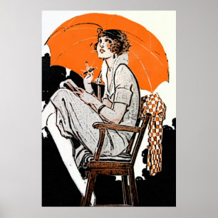 1920s Flapper Fashion ポスター