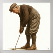 1920's Golf Fashion - Art Print ポスター (正面)