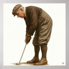 1920's Golf Fashion - Art Print ポスター
