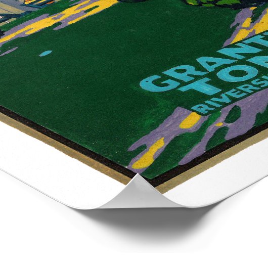 1920's Grant's Tomb Riverside Park Posterette ポスター (角)