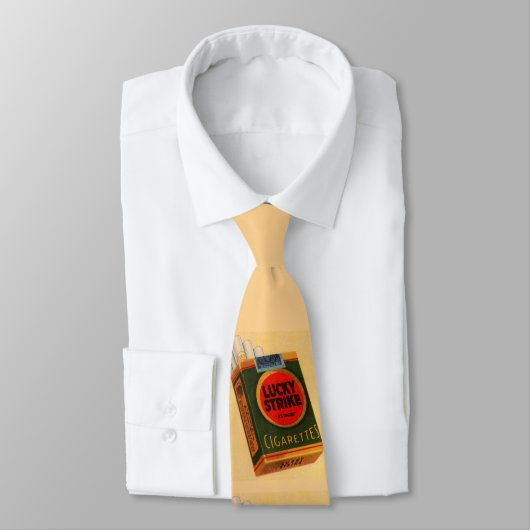 1920s Lucky Strikes ad print ネクタイ (タイ)