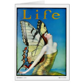 1920s style girl greetings card  (正面)