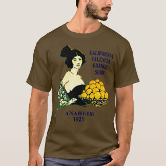 1921カリフォルニアバレンシアオレンジショー Tシャツ