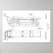 1921ヴィンテージカイロプラクティック表特許芸術プリント ポスター (正面)