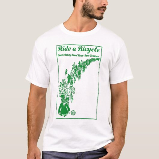 1921台のバイクの緑 Tシャツ (正面)