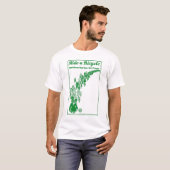 1921台のバイクの緑 Tシャツ (正面フル)
