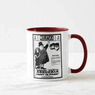 1921年と結婚すること熱狂するな脂肪質のArbuckle マグカップ