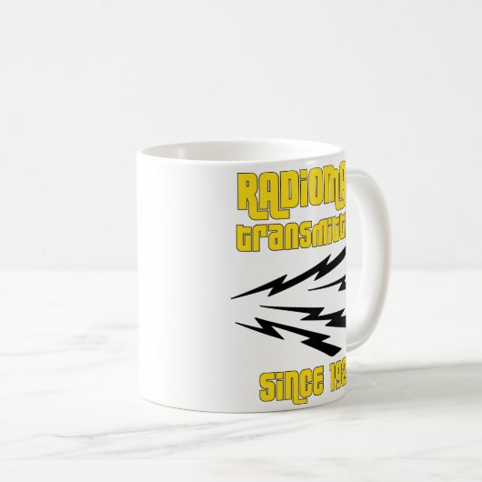 1921年のコーヒー・マグのRM専門語の軍隊以来のRadioman コーヒーマグカップ (正面右)