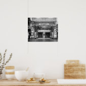 1921年のリーダー劇場。ヴィンテージ写真 ポスター (キッチン)