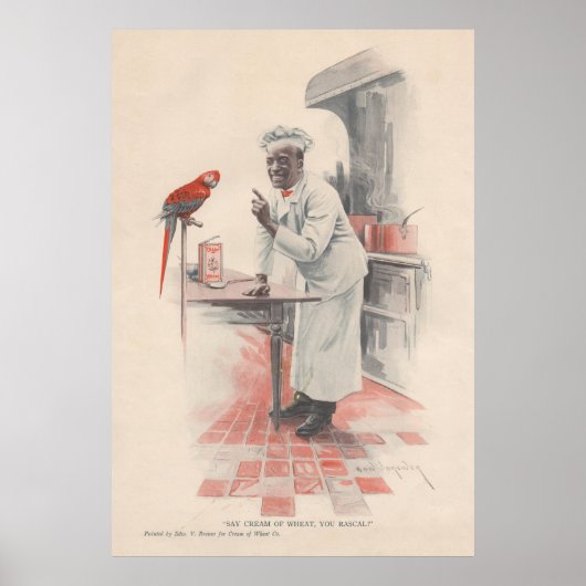 1921年シリアル広告 ポスター (正面)