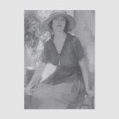1921年ヴォーグの写真 女優 ジュヌヴィエーヴ・トビン 薄葉紙 (正面)
