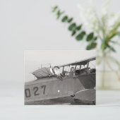1921年、飛行機に乗ったサンタクロース シーズンポストカード (スタンド正面)