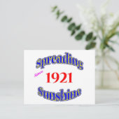 1921広がる太陽の光 ポストカード (スタンド正面)