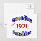 1921広がる太陽の光 ポストカード (正面/裏面)