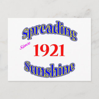 1921広がる太陽の光 ポストカード