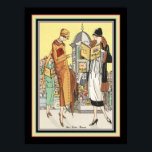 1922アールデコファッションイラストレーション ポスター<br><div class="desc">1922年、アールデコ、ファッションイラストレーションArt Gout Beaute Magazineより。ここでは18x24が示されているが、いくつかのサイズは、ストレッチされたキャンバスと同様に利用可能。</div>