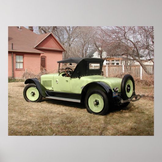 1922ウィルスサントクレアA68ランブルシートロードスター ポスター (正面)