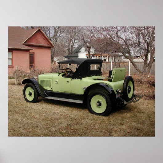 1922ウィルスサントクレアA68ランブルシートロードスター ポスター (正面)