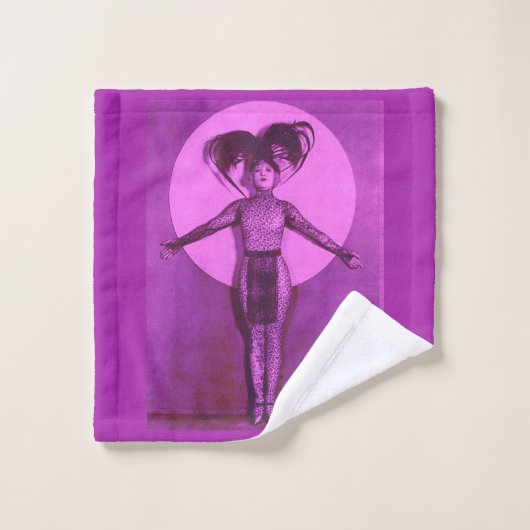 1922オッドボール映画スターのスタートアップ – lavender バスタオルセット (ウォッシュタオル)