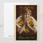 1922モダン女 招待状 (正面/裏面)