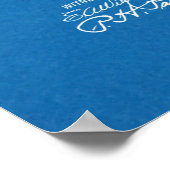 1922ヴィンテージ自転車特許青写真アートプリント ポスター (角)