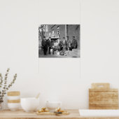 1922年に没収された警察。ヴィンテージ写真 ポスター (キッチン)