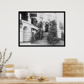 1922年のキュリー・マリーとハーディング大統領 ポスター (キッチン)