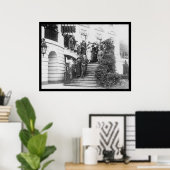 1922年のキュリー・マリーとハーディング大統領 ポスター (ホームオフィス)