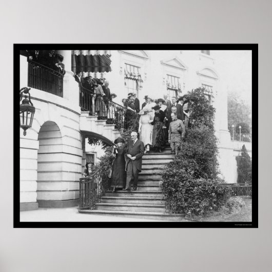 1922年のキュリー・マリーとハーディング大統領 ポスター (正面)