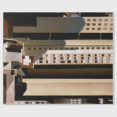 1922年のシーラーによるスカイスクレイパー、ヴィンテージ建築 ラッピングペーパー (フラット)