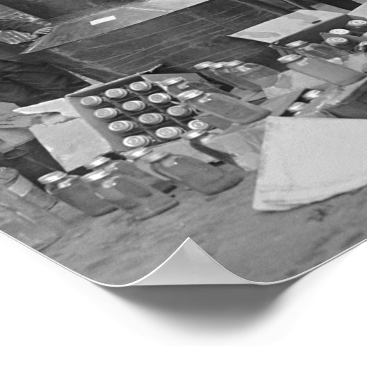 1922年のムーンシャイン付きエージェント禁止 ポスター (角)