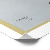 1922年の百姓少女の衣装デザイン(カラー李 ポスター (角)